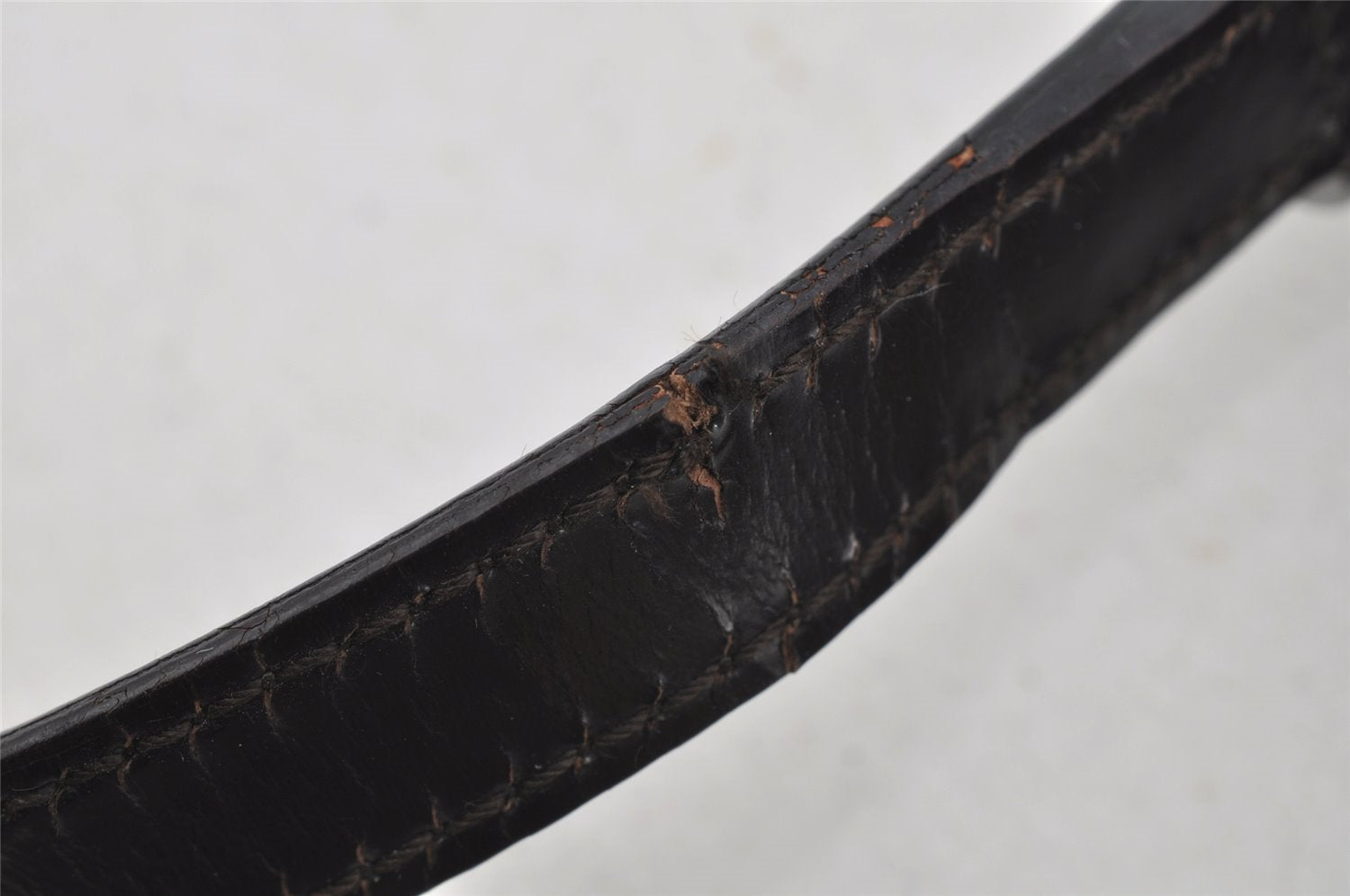 Authentic GUCCI Vintage Shoulder Hand Bag Purse Leather Brown 2861J