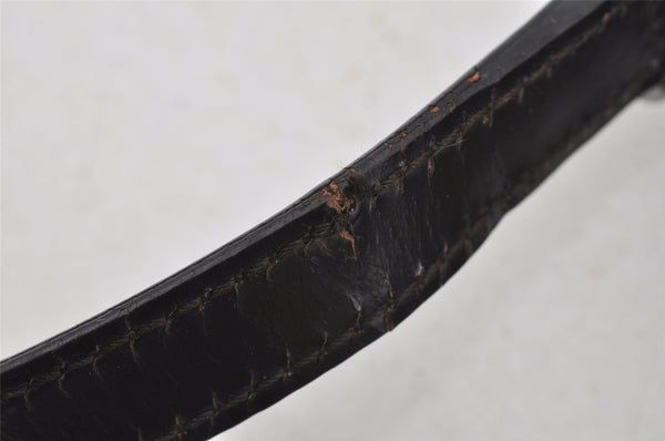 Authentic GUCCI Vintage Shoulder Hand Bag Purse Leather Brown 2861J