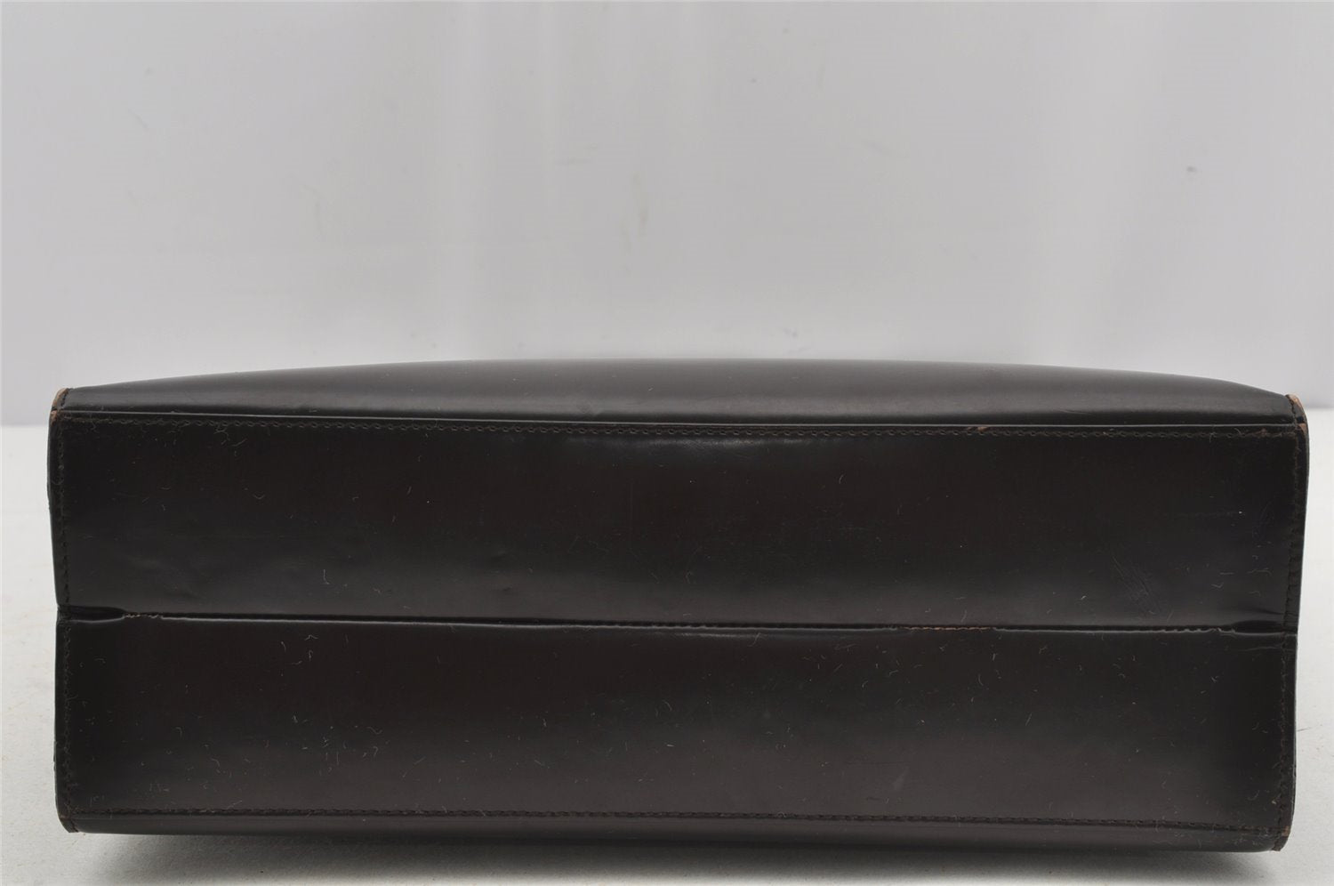 Authentic GUCCI Vintage Shoulder Hand Bag Purse Leather Brown 2861J