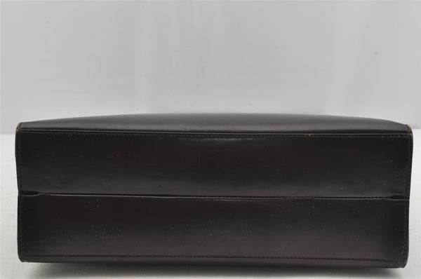 Authentic GUCCI Vintage Shoulder Hand Bag Purse Leather Brown 2861J