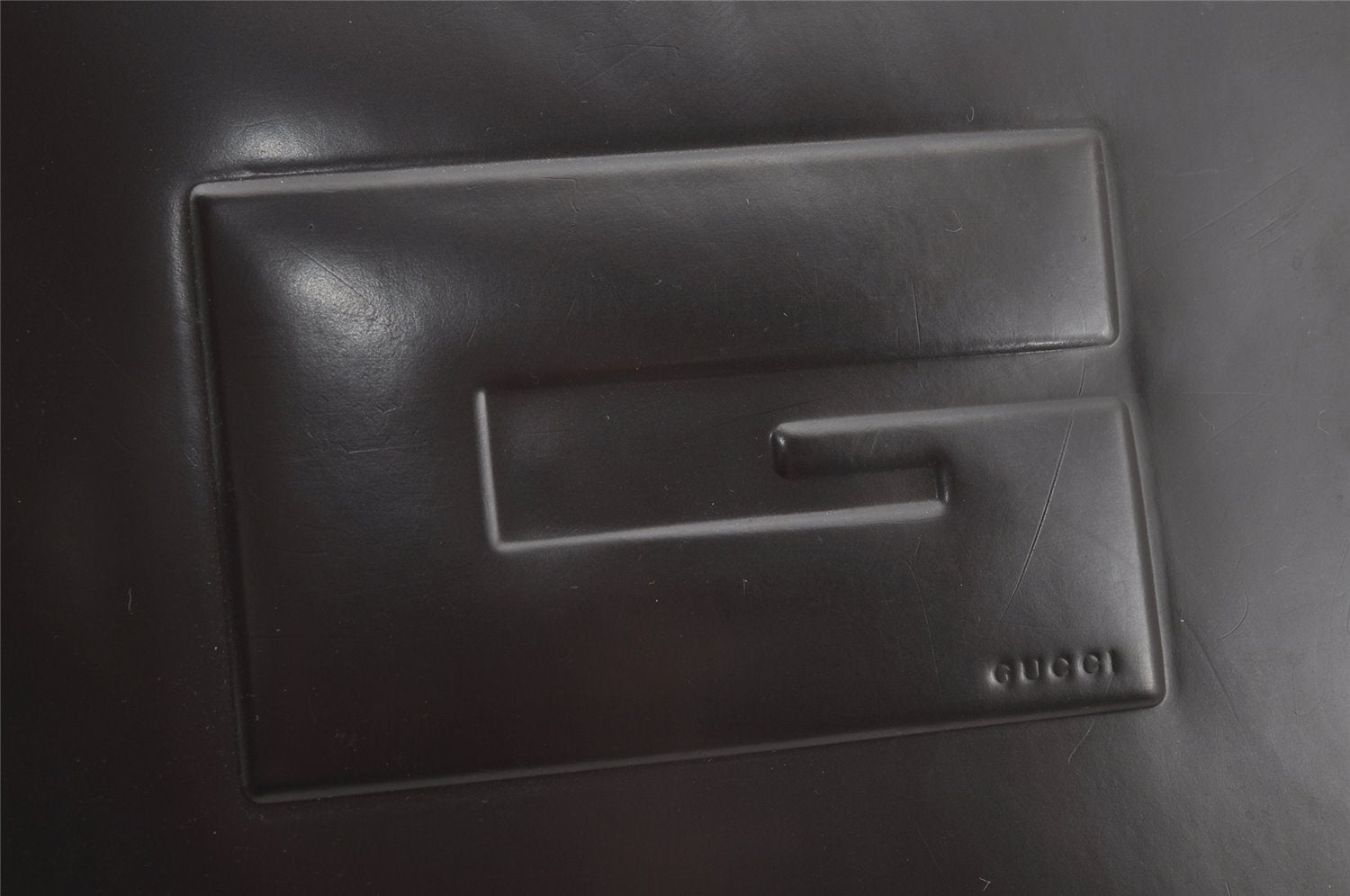 Authentic GUCCI Vintage Shoulder Hand Bag Purse Leather Brown 2861J