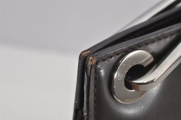 Authentic GUCCI Vintage Shoulder Hand Bag Purse Leather Brown 2861J