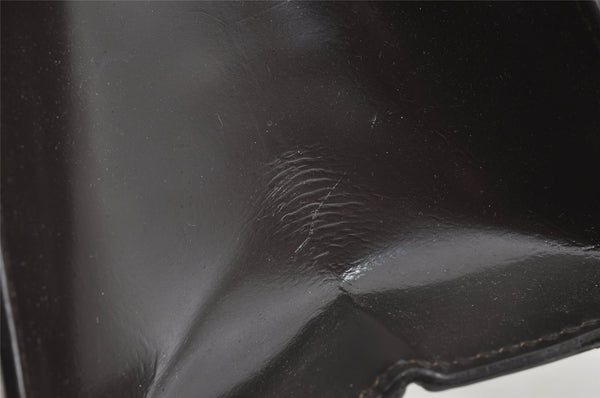 Authentic GUCCI Vintage Shoulder Hand Bag Purse Leather Brown 2861J