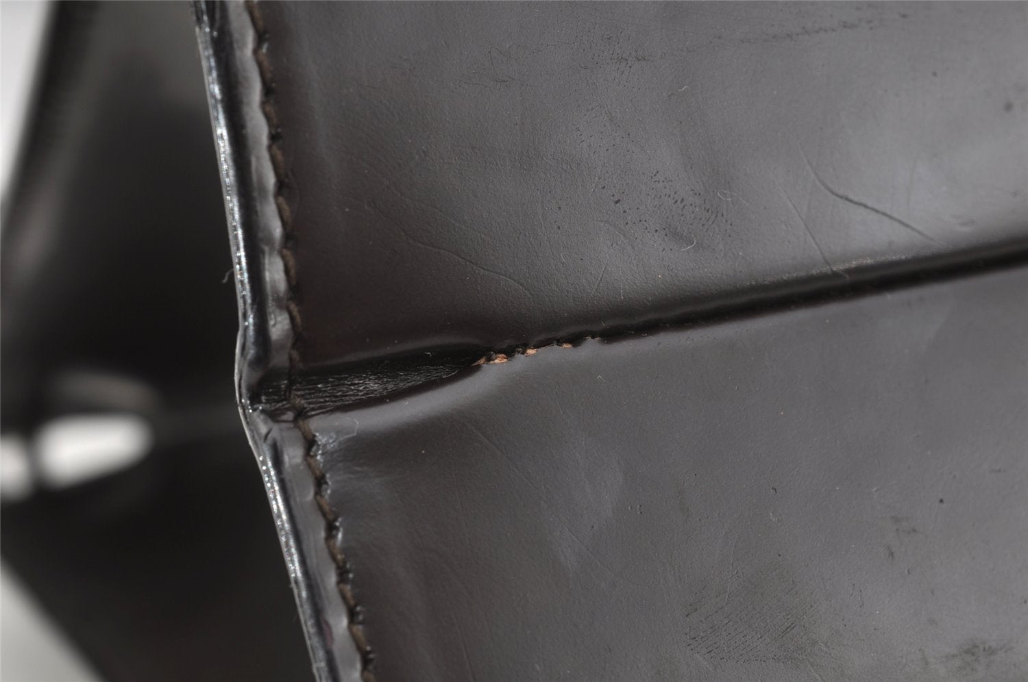 Authentic GUCCI Vintage Shoulder Hand Bag Purse Leather Brown 2861J