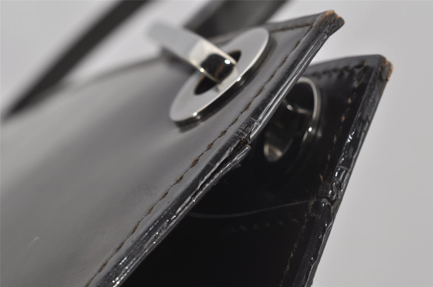 Authentic GUCCI Vintage Shoulder Hand Bag Purse Leather Brown 2861J