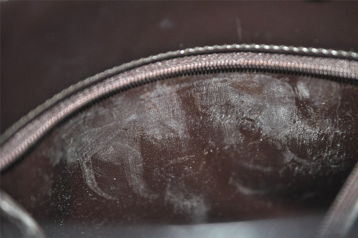 Authentic GUCCI Vintage Shoulder Hand Bag Purse Leather Brown 2861J