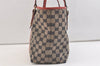 Authentic GUCCI Web Sherry Line Tote Bag GG Canvas Leather 137396 Navy 2861K