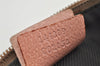 Authentic GUCCI Sherry Line Hand Bag Pouch GG Canvas Leather 141809 Brown 2862I