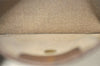 Authentic GUCCI Vintage Web Sherry Line Pouch Purse GG PVC Leather Brown 2862J