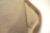 Authentic GUCCI Vintage Web Sherry Line Pouch Purse GG PVC Leather Brown 2862J