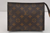 Auth Louis Vuitton Monogram Poche Toilette 19 M47544 Cosmetics Pouch Junk 2862K
