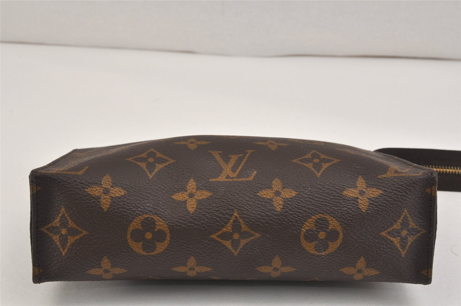 Auth Louis Vuitton Monogram Poche Toilette 19 M47544 Cosmetics Pouch Junk 2862K