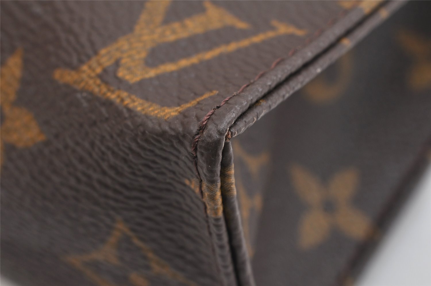 Auth Louis Vuitton Monogram Poche Toilette 19 M47544 Cosmetics Pouch Junk 2862K