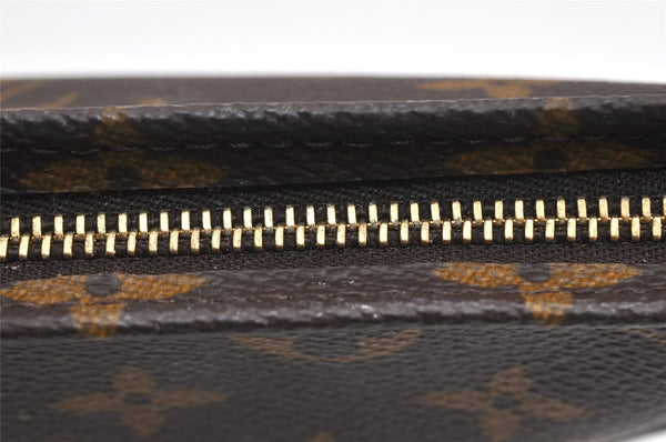 Auth Louis Vuitton Monogram Poche Toilette 19 M47544 Cosmetics Pouch Junk 2862K