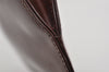 Authentic GUCCI Vintage Horsebit Shoulder Bag Purse Enamel Brown Junk 2863I