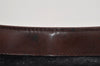 Authentic GUCCI Vintage Horsebit Shoulder Bag Purse Enamel Brown Junk 2863I