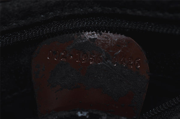 Authentic GUCCI Vintage Horsebit Shoulder Bag Purse Enamel Brown Junk 2863I