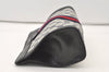 Authentic GUCCI Sherry Line Clutch Hand Bag Purse GG PVC Leather Navy Blue 2863J
