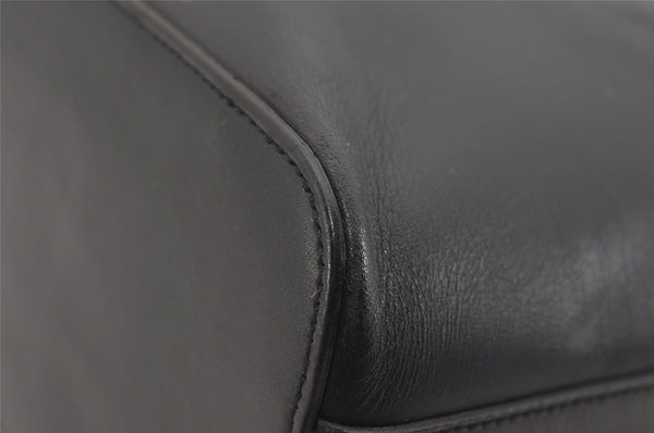 Authentic GUCCI Vintage Shoulder Hand Bag Purse Leather 0013814 Black 2864J