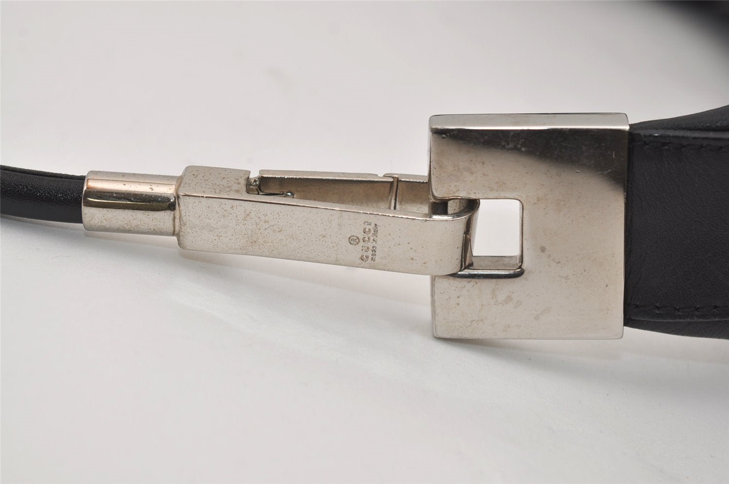 Authentic GUCCI Vintage Shoulder Hand Bag Purse Leather 0013814 Black 2864J