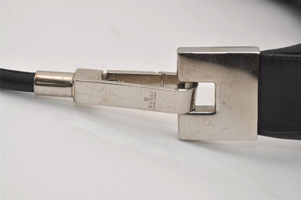 Authentic GUCCI Vintage Shoulder Hand Bag Purse Leather 0013814 Black 2864J