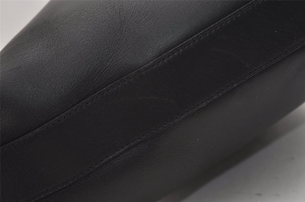 Authentic GUCCI Vintage Shoulder Hand Bag Purse Leather 0013814 Black 2864J