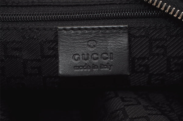 Authentic GUCCI Vintage Shoulder Hand Bag Purse Leather 0013814 Black 2864J