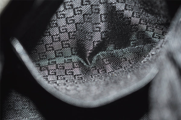 Authentic GUCCI Vintage Shoulder Hand Bag Purse Leather 0013814 Black 2864J