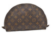 Auth Louis Vuitton Monogram Trousse Demi Ronde 23 Pouch M47520 Junk 2864K