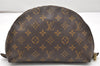Auth Louis Vuitton Monogram Trousse Demi Ronde 23 Pouch M47520 Junk 2864K