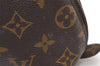 Auth Louis Vuitton Monogram Trousse Demi Ronde 23 Pouch M47520 Junk 2864K