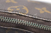Auth Louis Vuitton Monogram Trousse Demi Ronde 23 Pouch M47520 Junk 2864K