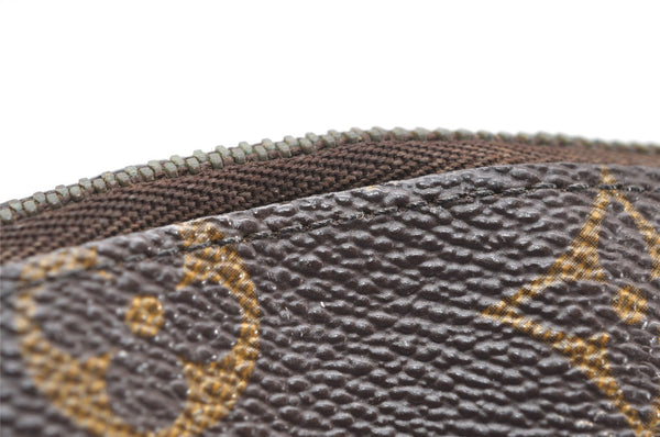 Auth Louis Vuitton Monogram Trousse Demi Ronde 23 Pouch M47520 Junk 2864K