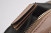 Authentic GUCCI Sherry Line Pouch Purse GG Canvas Leather 256636 Brown 2865J