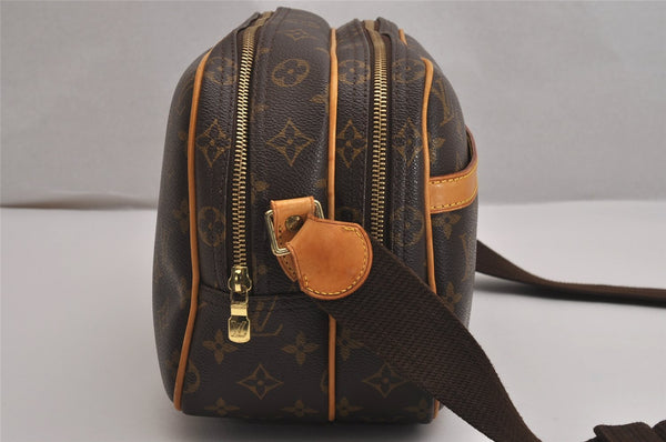 Authentic Louis Vuitton Monogram Reporter PM Shoulder Cross Bag M45254 LV 2866J