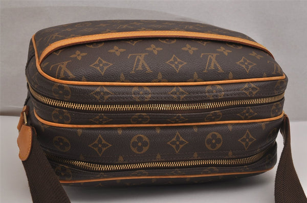 Authentic Louis Vuitton Monogram Reporter PM Shoulder Cross Bag M45254 LV 2866J