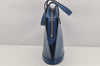 Authentic Louis Vuitton Epi Saint Jacques Hand Bag Blue M52275 LV 2867K
