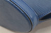 Authentic Louis Vuitton Epi Saint Jacques Hand Bag Blue M52275 LV 2867K