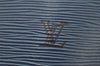 Authentic Louis Vuitton Epi Saint Jacques Hand Bag Blue M52275 LV 2867K