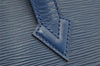 Authentic Louis Vuitton Epi Saint Jacques Hand Bag Blue M52275 LV 2867K