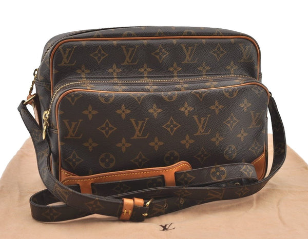 Authentic Louis Vuitton Monogram Nile Shoulder Cross Body Bag M45244 LV 2869J