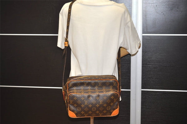 Authentic Louis Vuitton Monogram Nile Shoulder Cross Body Bag M45244 LV 2869J