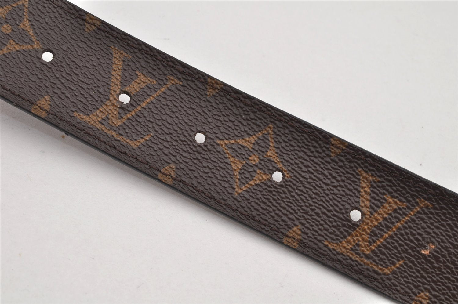 Auth Louis Vuitton Monogram Epi Belt Ceinture LV Circle M9935 31.5