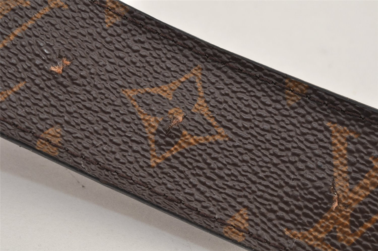 Auth Louis Vuitton Monogram Epi Belt Ceinture LV Circle M9935 31.5