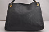 Auth Louis Vuitton Monogram Empreinte Artsy MM Shoulder Bag Navy M93448 LV 2870J