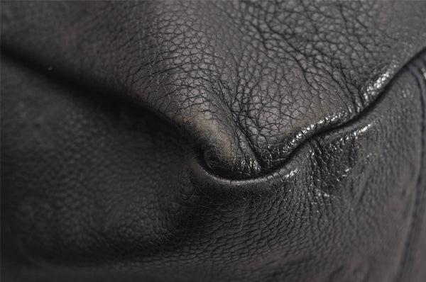 Auth Louis Vuitton Monogram Empreinte Artsy MM Shoulder Bag Navy M93448 LV 2870J