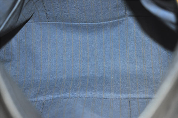 Auth Louis Vuitton Monogram Empreinte Artsy MM Shoulder Bag Navy M93448 LV 2870J