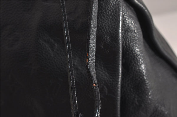 Auth Louis Vuitton Monogram Empreinte Artsy MM Shoulder Bag Navy M93448 LV 2870J