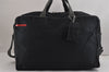 Authentic PRADA Sports Vintage Nylon Leather 2Way Travel Boston Bag Black 2871J