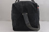 Authentic PRADA Sports Vintage Nylon Leather 2Way Travel Boston Bag Black 2871J